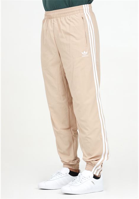 Felpa con zip ADICOLOR FIREBIRD beige da uomo ADIDAS ORIGINALS | IZ3061.